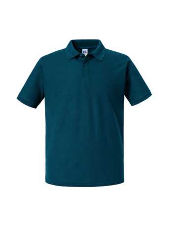 Pánska polokošeľa (RUSSELL Authentic Eco Polo) > modrá (petrol) > XS