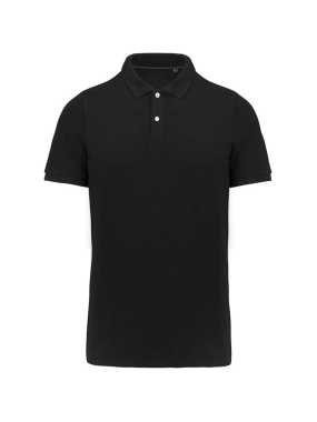Pánska polokošeľa (Kariban MEN'S SUPIMA® SHORT SLEEVE POLO SHIRT) > čierna > L