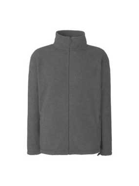 Pánska flecee bunda (FRUIT OF THE LOOM Full Zip Fleece ) > šedá (smoke) > S