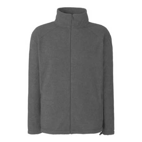 Pánska flecee bunda (FRUIT OF THE LOOM Full Zip Fleece ) > šedá (smoke) > M
