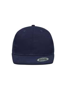 6 panelová šiltovka (MB 6 Panel Flat Peak Cap) > modrá (navy)
