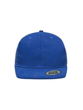 6 panelová šiltovka (MB 6 Panel Flat Peak Cap) > modrá (royal)