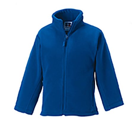 Detská fleece bunda(Full Zip Outdoor Fleece RUSSELL) > modrá (bright royal) > 5/6