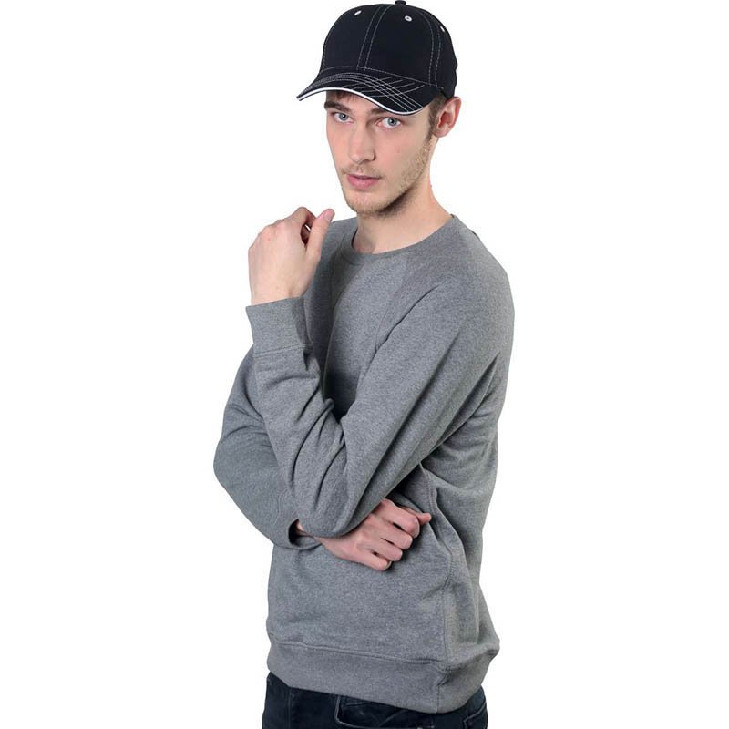 6 panelová šiltovka (KUP FASHION CAP - 6 PANELS) > čierna / biela
