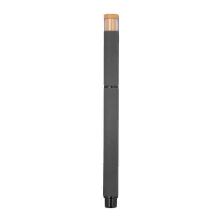 Písacia sada recyklovaných hliníkových pier s vložkou Semi-Gel > šedá (anthracite)