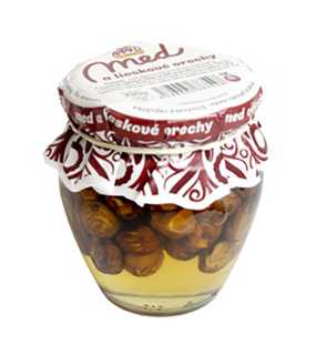 Med a lieskové orechy 230 g