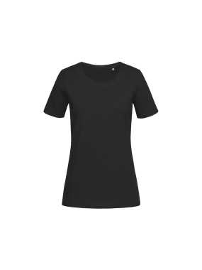 Dámske tričko (Stedman Lux Fitted) > čierna (opal) > M