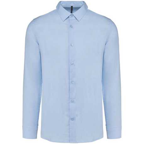 Pánska košeľa (MEN LONG-SLEEVED EASY CARE SHIRT WITHOUT POCKET) > modrá (oxford) > L