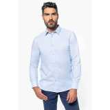 Pánska košeľa (MEN LONG-SLEEVED EASY CARE SHIRT WITHOUT POCKET) > modrá (oxford) > L
