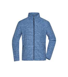 Pánska mikina (JN Mens Fleece Jacket) > modrá (melange) / modrá (navy) > L