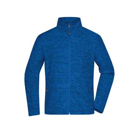 Pánska mikina (DAIBER Mens Fleece Jacket) > modrá (royal melange) / modrá > 2XL