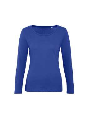 Dámske tričko(B&C Inspire LSL T /W) > modrá(cobalt) > L