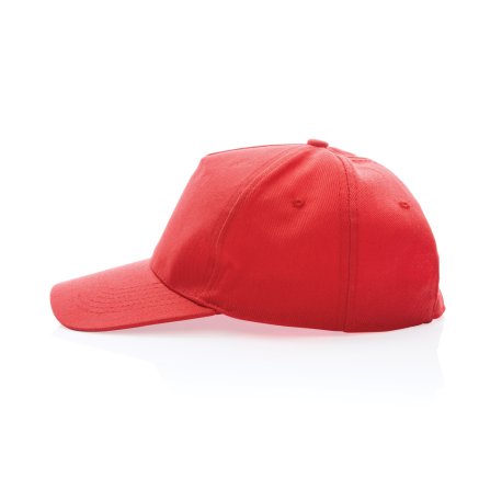 5 panelová šiltovka > červená (luscious)