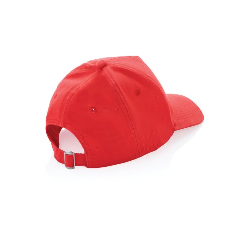 5 panelová šiltovka > červená (luscious)