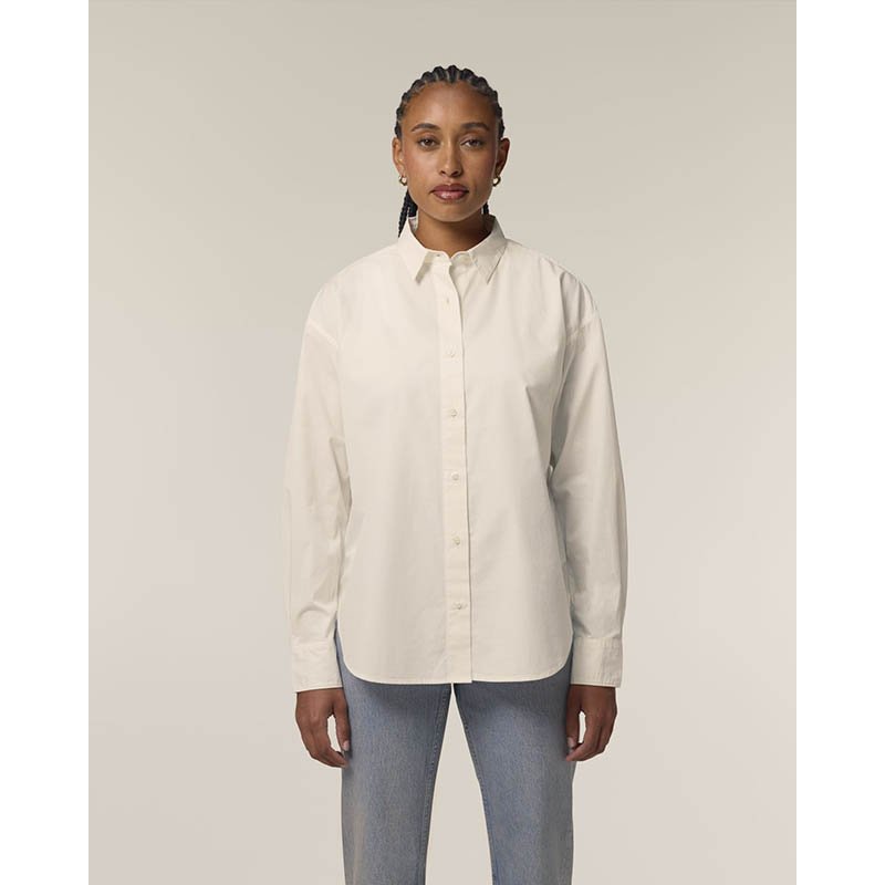 Dámska košeľa (STANLEY\STELLA Stella Styler Shirt) > béžová (cream) > XS