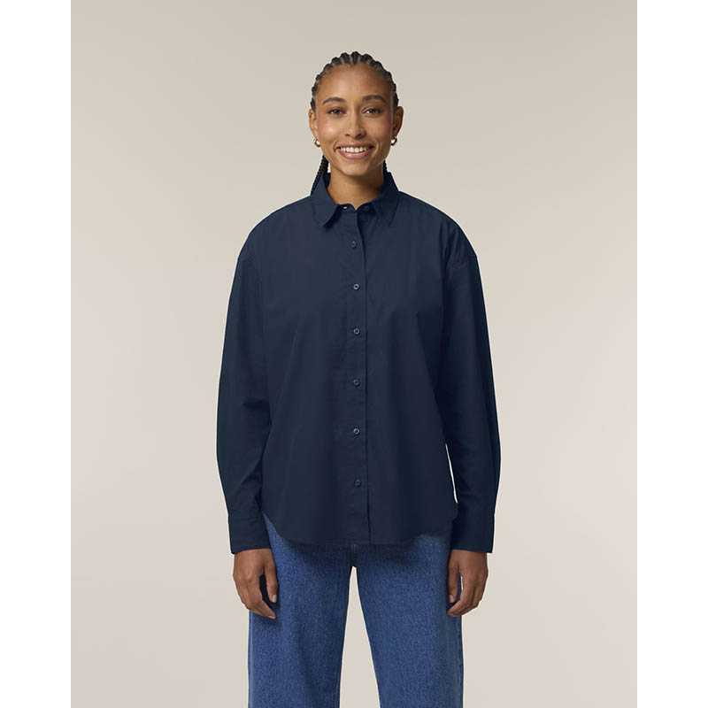 Dámska košeľa (STANLEY\STELLA Stella Styler Shirt) > modrá (french navy) > XS