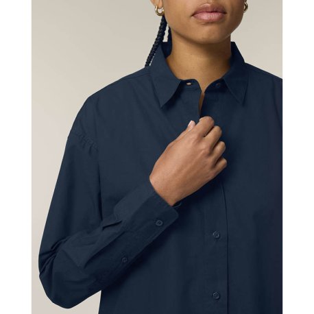 Dámska košeľa (STANLEY\STELLA Stella Styler Shirt) > modrá (french navy) > XS