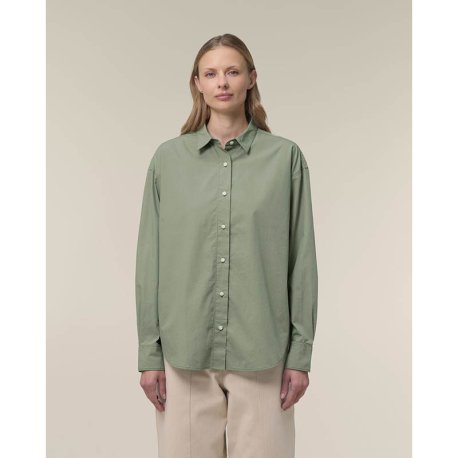 Dámska košeľa (STANLEY\STELLA Stella Styler Shirt) > hnedá (soft khaki) > XS