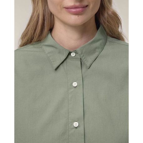 Dámska košeľa (STANLEY\STELLA Stella Styler Shirt) > hnedá (soft khaki) > XS