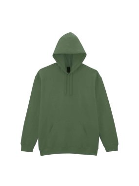 Unisex mikina(GILDAN SOFTSTYLE MIDWEIGHT FLEECE ADULT HOODIE) > zelená (military) > 3XL