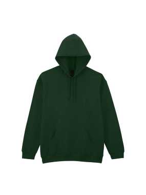 Unisex mikina(GILDAN SOFTSTYLE MIDWEIGHT FLEECE ADULT HOODIE) > zelená (forest) > 3XL
