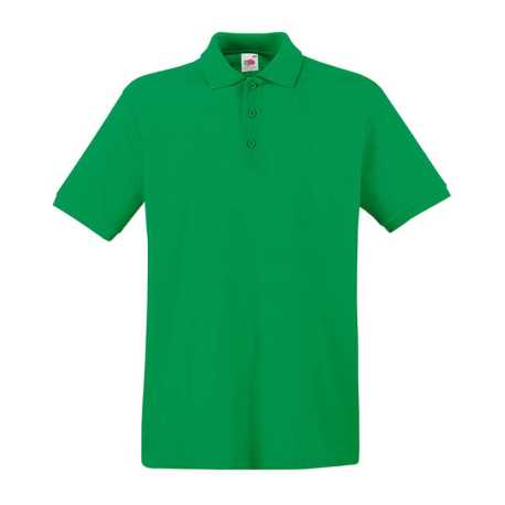 Pánska polokošeľa (FRUIT OF THE LOOM Premium Polo ) > zelená (kelly) > S