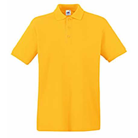 Pánska polokošeľa (FRUIT OF THE LOOM Premium Polo ) > žltá (sunflower) > S