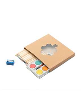 Súprava na kreslenie a maľovanie > béžová