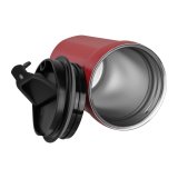 Cestovný hrnček z nehrdzavejúcej ocele 350 ml > červená