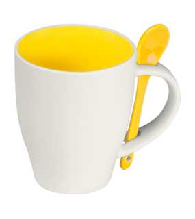 Porcelánová šálka > žltá