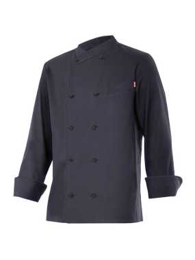 Pánska košeľa (VELILLA MEN'S LS CHEF JACKET) > čierna > 64