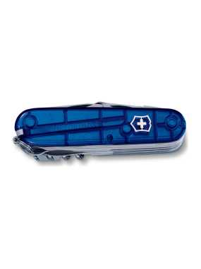 Vreckový nôž (Victorinox SWISSCHAMP transparent) > modrá