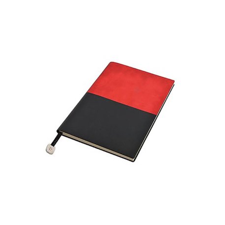 Dvojfarebný poznámkový blok A5 "PIERRE CARDIN" > červená