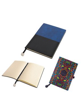 Dvojfarebný poznámkový blok A5 "PIERRE CARDIN" > modrá