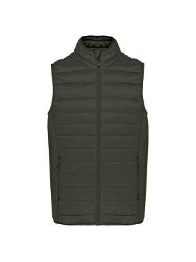 Pánska vesta (Kariban"MEN’S LIGHTWEIGHT SLEEVELESS DOWN JACKET") > hnedá (dark khaki) > M