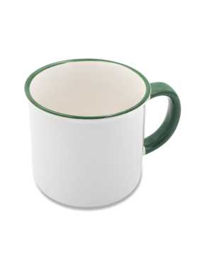 Keramický hrnček na sublimáciu 400 ml  > zelená (dark)