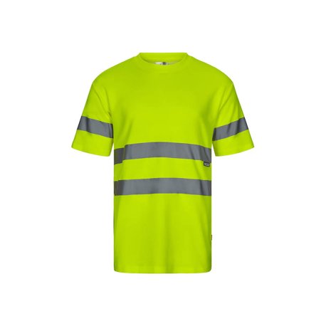 Pánske tričko (VELILLA HV SHORT SLEEVE COTTON T-SHIRT) > žltá (hi-vis) > 4XL