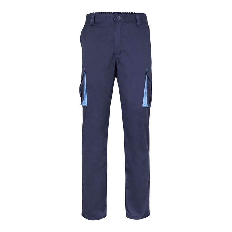 Pánske nohavice (VELILLA TWO-TONE TROUSERS) > modrá (navy) / modrá (sky) > 46
