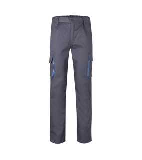 Pánske nohavice (VELILLA TWO-TONE TROUSERS) > šedá / modrá (sky) > 56