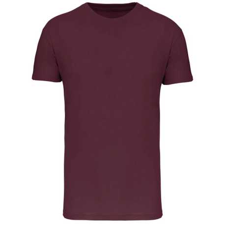 Pánske tričko (BIO150IC MEN'S ROUND NECK T-SHIRT) > červená (wine) > 2XL