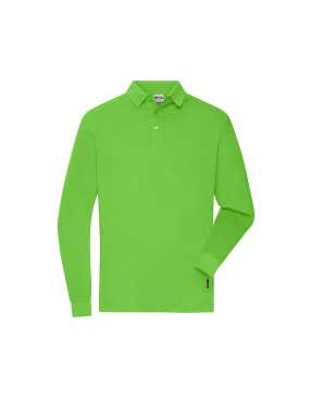 Pánska polokošeľa (JN Mens Workwear-Longsleeve Polo)>zelená (lime)>6XL