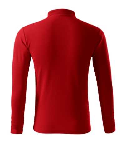Pánska polokošela (MALFINI Pique Polo LS) > červená > 3XL