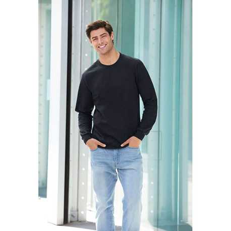 Unisex tričko (Gildan"HAMMER ADULT LONG SLEEVE T-SHIRT") > čierna > S