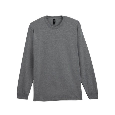 Unisex tričko (Gildan"HAMMER ADULT LONG SLEEVE T-SHIRT")>šedá (graphite heather)>XL