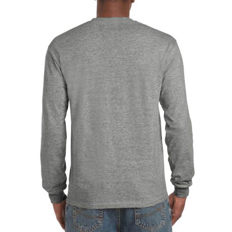 Unisex tričko (Gildan"HAMMER ADULT LONG SLEEVE T-SHIRT")>šedá (graphite heather)>XL