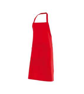Zástera (VELILLA 100% POLYESTER BIB APRON) > červená