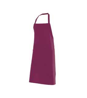 Zástera (VELILLA 100% POLYESTER BIB APRON) > fialová (maroon)