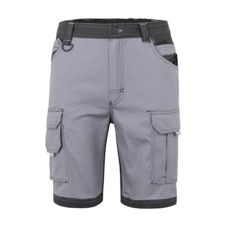 Pánske krátke nohavice (VELILLA CANVAS STRETCH SHORTS) > šedá / čierna > 2XL