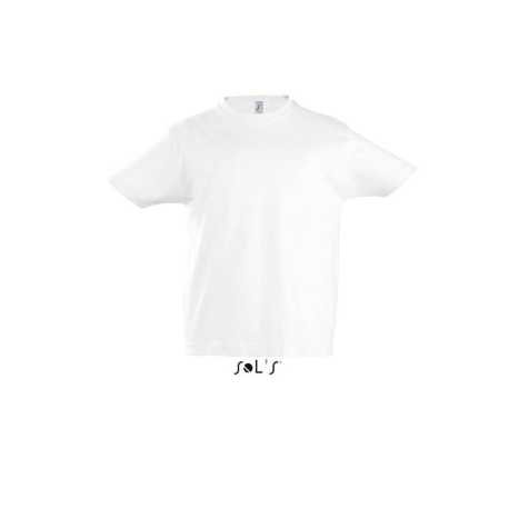 Detské tričko (SOLS IMPERIAL KIDS ROUND COLLAR T-SHIRT) > biela > 10a
