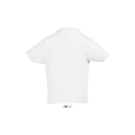 Detské tričko (SOLS IMPERIAL KIDS ROUND COLLAR T-SHIRT) > biela > 10a